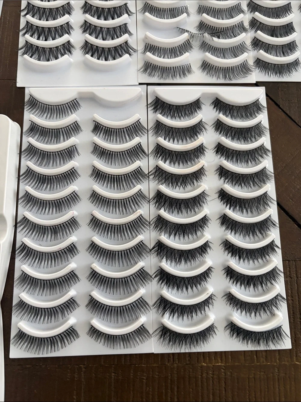 lot of assorted eyelashes unused